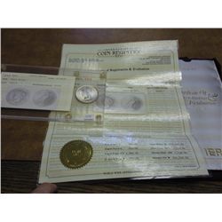 1923-P PEACE SILVER DOLLAR ICR MS 65/65