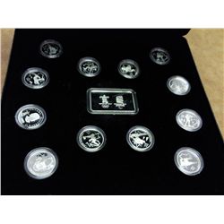 VANCOUVER 2010 STERLING SILVER COIN & WAFER SET