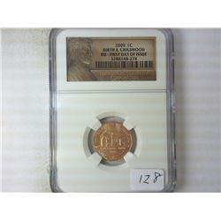 2009 LINCOLN BIRTH & CHILDHOOD CENT NGC BU