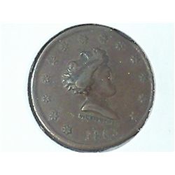 1863 CIVIL WAR TOKEN (CLIPPED)