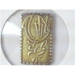 JAPANESE 19TH CENTURY GOLD 2 BU 3 GRAMS