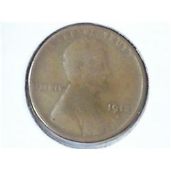 1912-S LINCOLN CENT  (VERY GOOD)