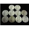 Image 2 : 10 ASSORTED 1920'S MERCURY DIMES