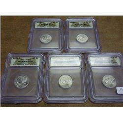 5-2005-P BISON NICKELS ICG SP69