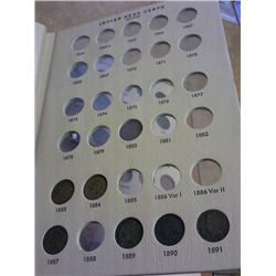 DANSCO ALBUM OF INDIAN HEAD CENTS WITH 24 COINS