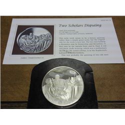2 OZ STERLING SILVER REMBRANDT MEDAL