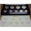 1989 BAHAMAS PROOF SET 9 COINS 1.16666 TROY OZS.