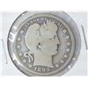 1893-O BARBER QUARTER