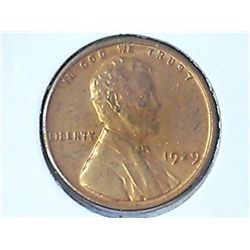 1929 LINCOLN CENT (UNC) RED
