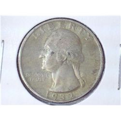 1932 WASHINGTON SILVER QUARTER
