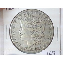 1882-O MORGAN SILVER DOLLAR