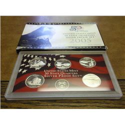 2005 US 50 STATE QUARTERS SILVER PROOF SET