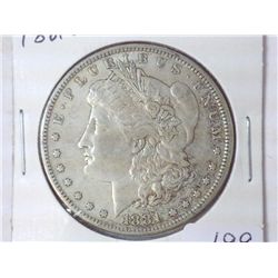 1881-S MORGAN SILVER DOLLAR