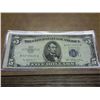 1953 $5 SILVER CERTIFICATE BLUE SEAL