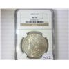 1881-S MORGAN SILVER DOLLAR NGC AU58