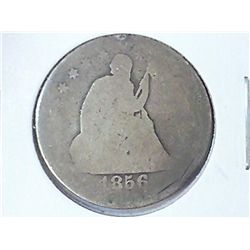 1856 SEATED LIBERTY QUARTER