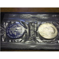 1974-S IKE SILVER DOLLAR (UNC) (BLUE PACK)