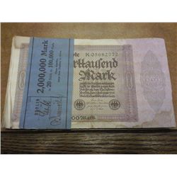 20-1923 GERMAN 100,000 MARK INFLATION NOTES