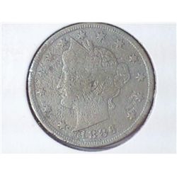 1886 LIBERTY "V" NICKEL (KEY DATE) FUNKY SURFACES