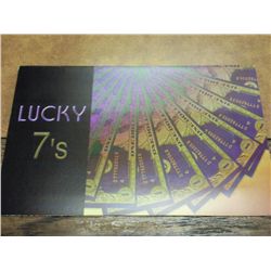 BEP LUCKY 7'S 1999 FRN (UNC)