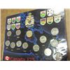 Image 1 : CANADA 125 QUARTER SET (UNC) (AS SHOWN)