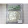 Image 1 : 2000 AMERICAN SILVER EAGLE ICG MS69