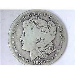 1880-S MORGAN SILVER DOLLAR