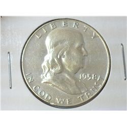 1958-D FRANKLIN HALF DOLLAR