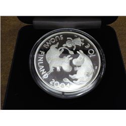 2004 FINLAND PROOF (SILVER) 10 EURO
