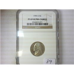 1995-S JEFFERSON NICKEL NGC PF69 ULTRA CAMEO