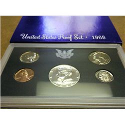 1968 US PROOF SET (WITH BOX) 40% SILVER HALF