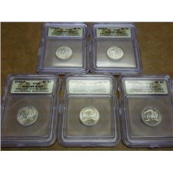 5-2005-P BISON NICKELS ICG SP69