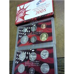 2005 US SILVER PROOF SET (WITH BOX)