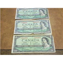 3-1954 CANADA ONE DOLLAR