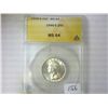 1946-S WASHINGTON QUARTER ANACS MS64