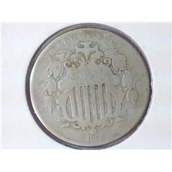 1868 SHIELD NICKEL