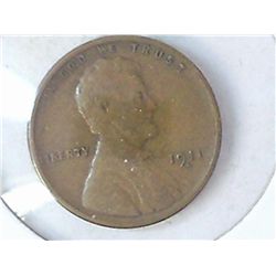 1911-S LINCOLN CENT (FINE)