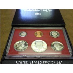 1981 US PROOF SET (WITH BOX)