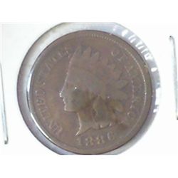 1886 INDIAN HEAD CENT TYPE II
