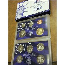 2001 US PROOF SET (WITH BOX)