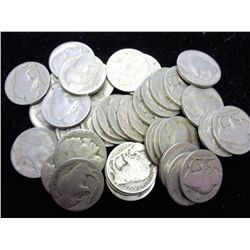 40 UNDATED BUFFALO NICKELS