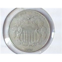 1869 SHIELD NICKEL (FINE)