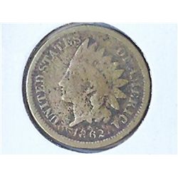1862 INDIAN HEAD CENT