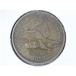 1857 FLYING EAGLE CENT