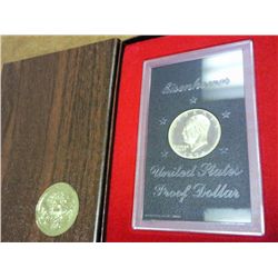 1974-S IKE SILVER DOLLAR PROOF (BROWN PACK)