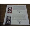 Image 2 : 2 US MINT US 50 STATE QUARTERS FDC'S