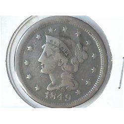 1849 US LARGE CENT