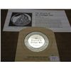 Image 2 : 2 OZ STERLING SILVER REMBRANDT ROUND PROOF