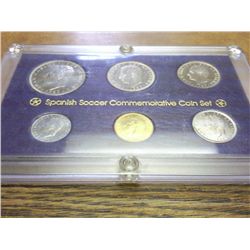 1980 SPANISH SOCCER COMMEMORATIVE COIN SET (UNC)