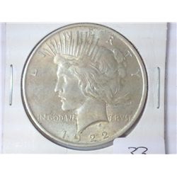 1922 PEACE SILVER DOLLAR